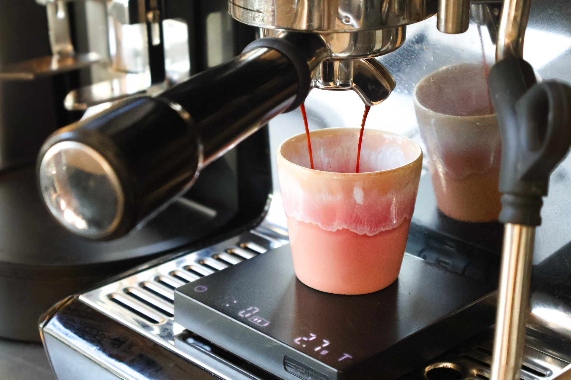 A pour-over of single-origin coffee at Plant Bar