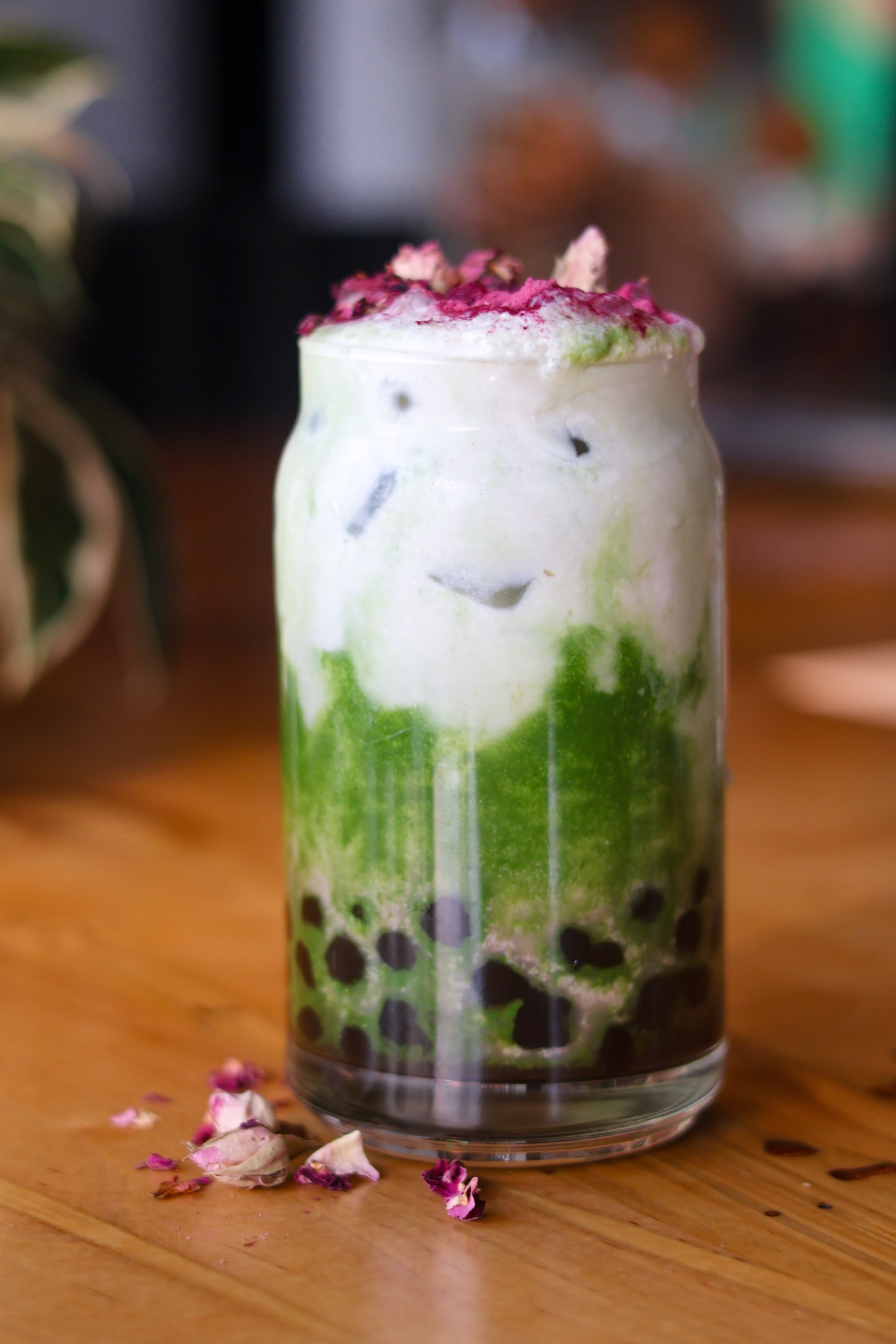 Strawberry matcha boba, Plant Bar Matcha
