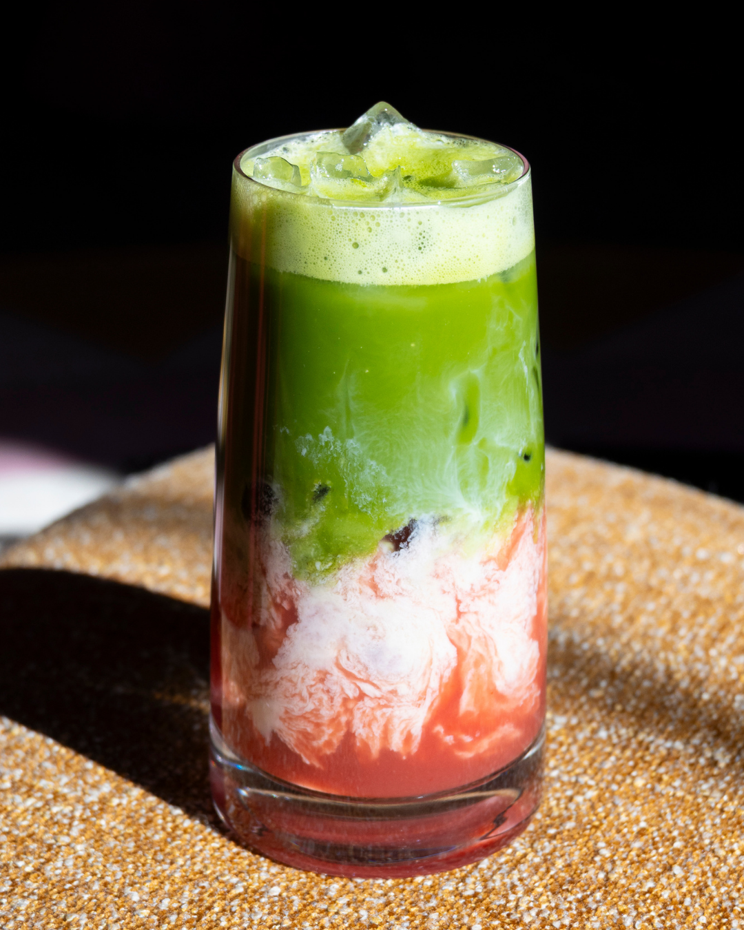 Layered strawberry matcha, Plant Bar Matcha
