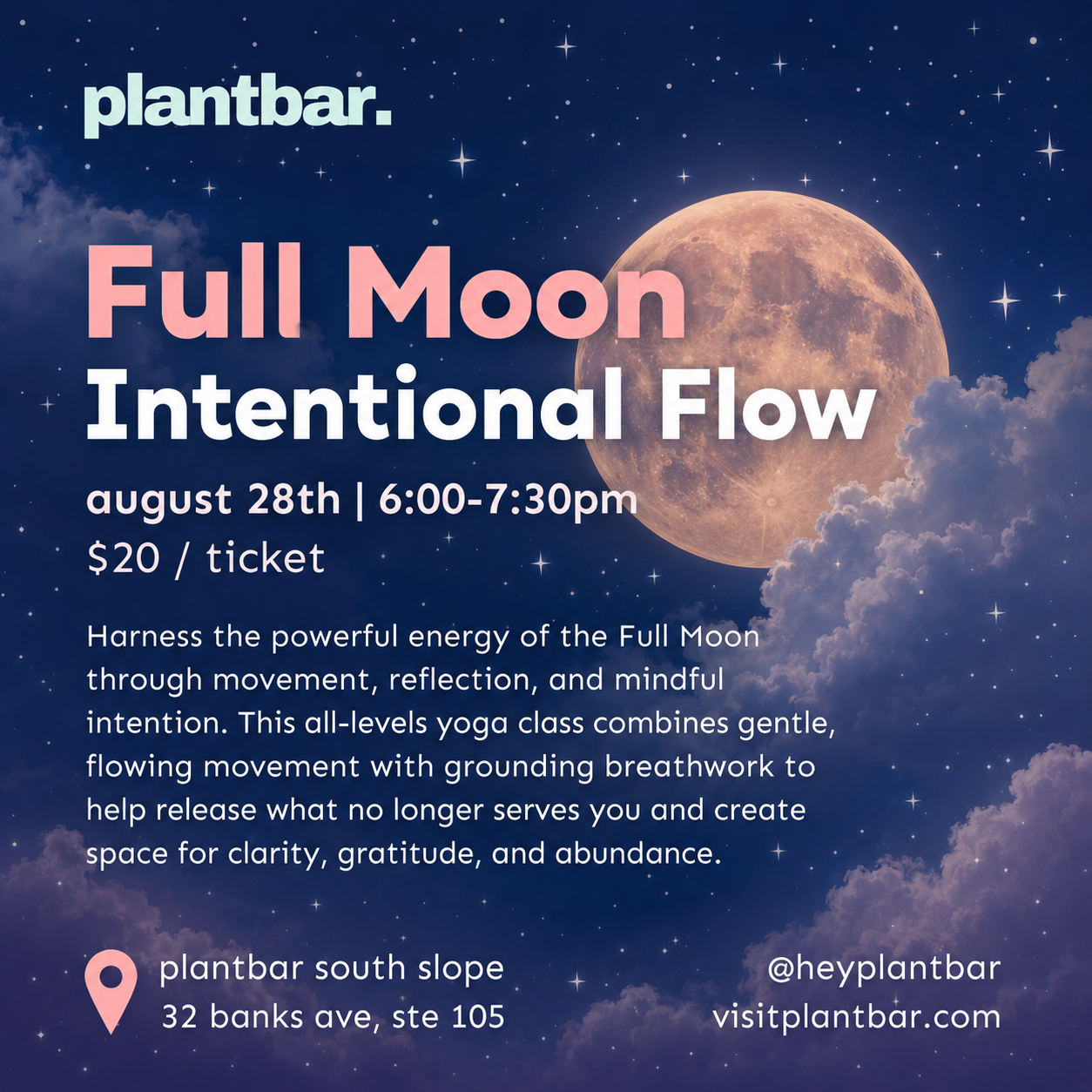 Full Moon Intentional Flow