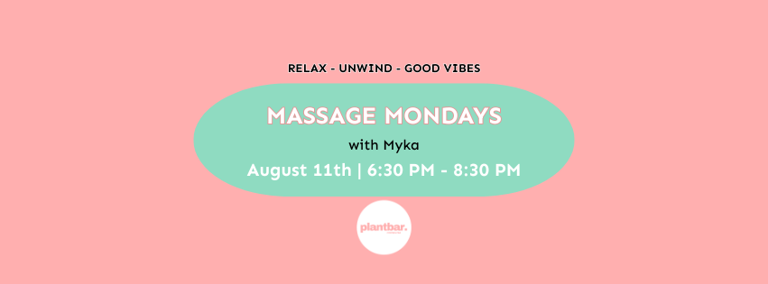 Massage Mondays Massage Mondays