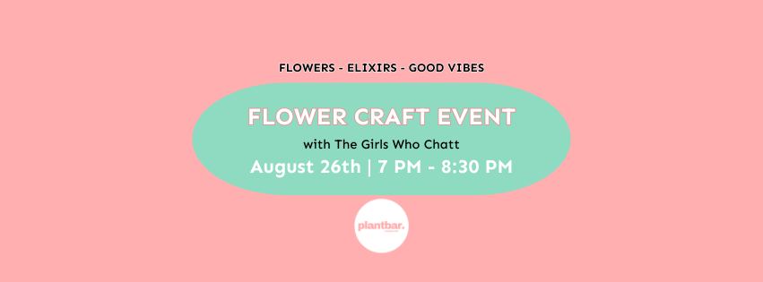 Girls Who Chatt: Flower Craft Event Girls Who Chatt: Flower Craft Event