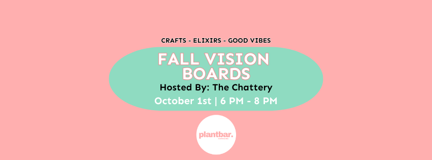 Fall Vision Boards with The Chattery