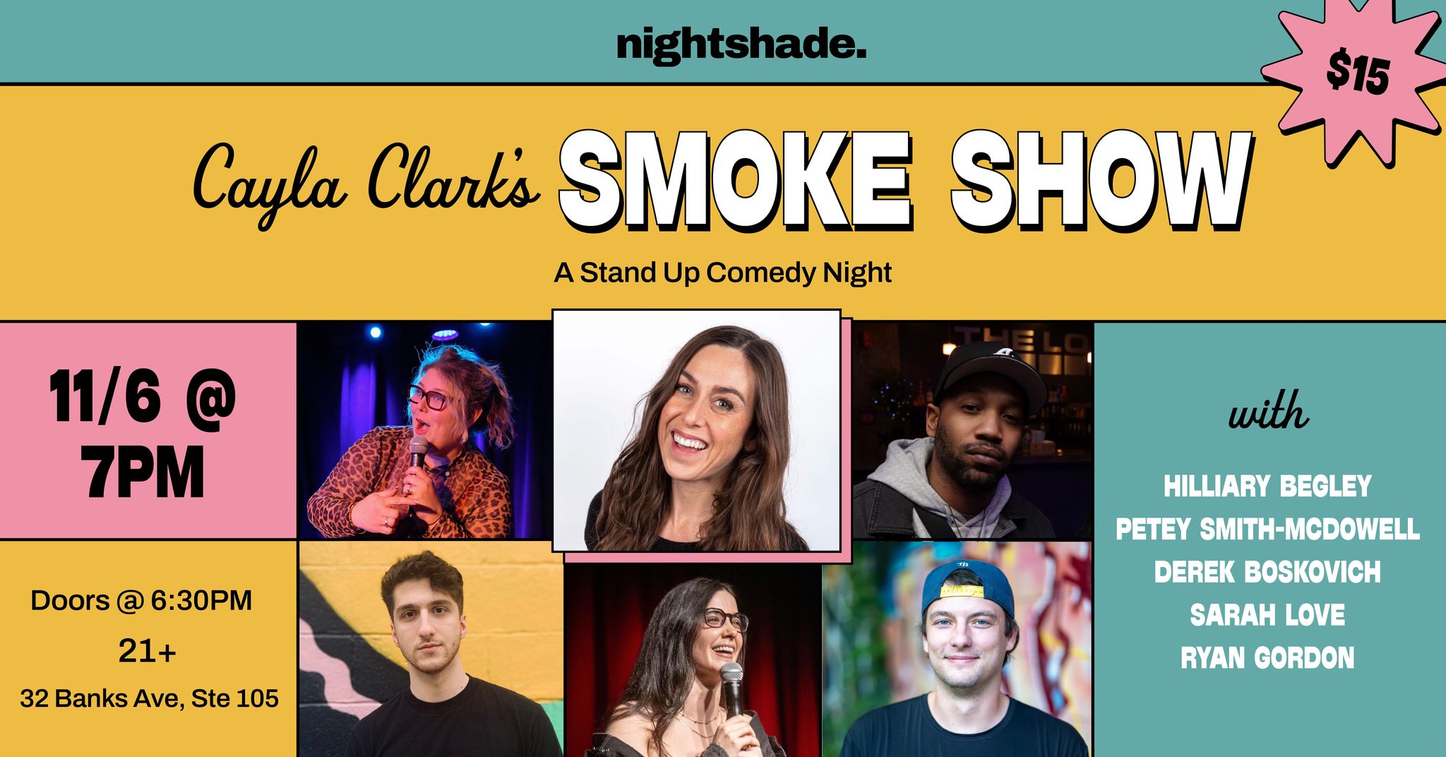 Cayla Clark’s Smoke Show Presented by Nightshade