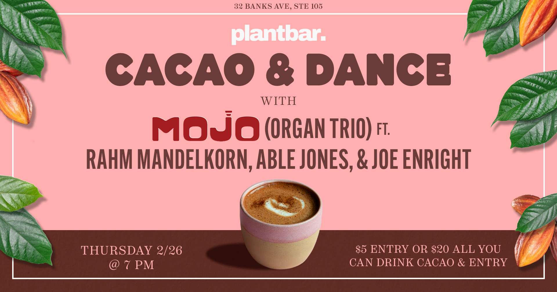 Cacao & Dance ft. Mojo (Organ Trio)
