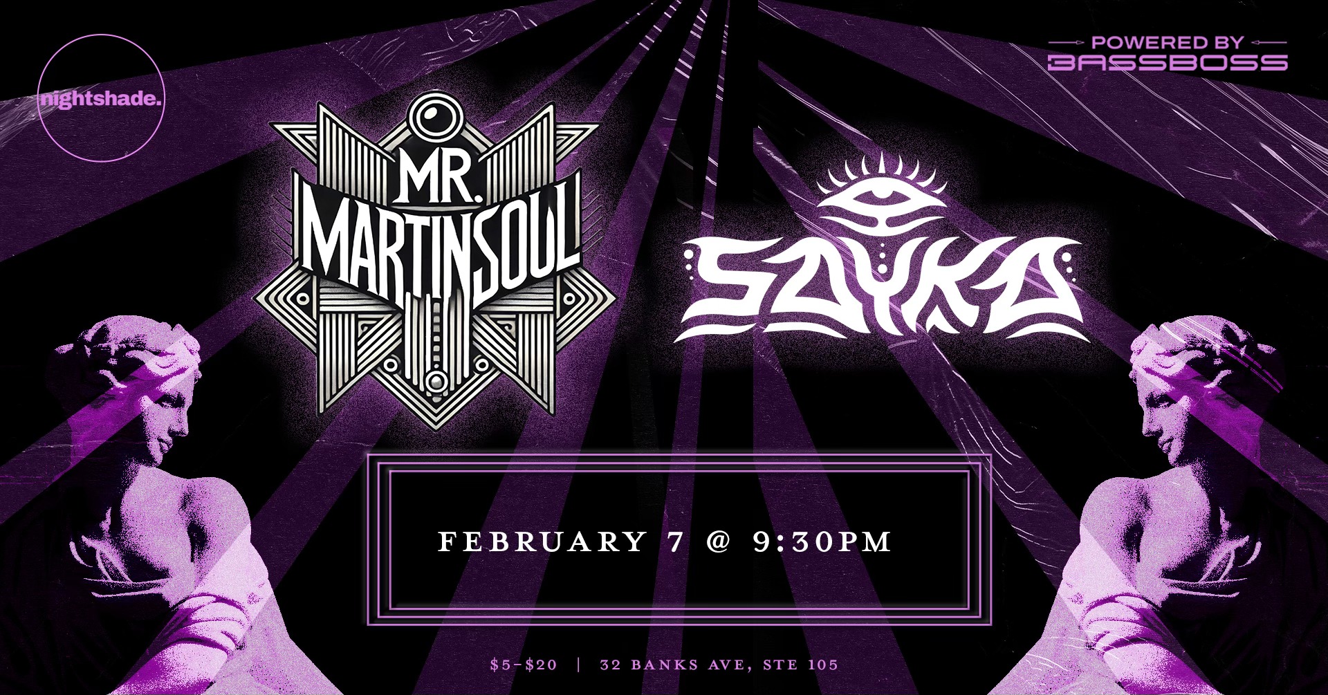 Mr. MartinSoul and SAYKA at Nightshade