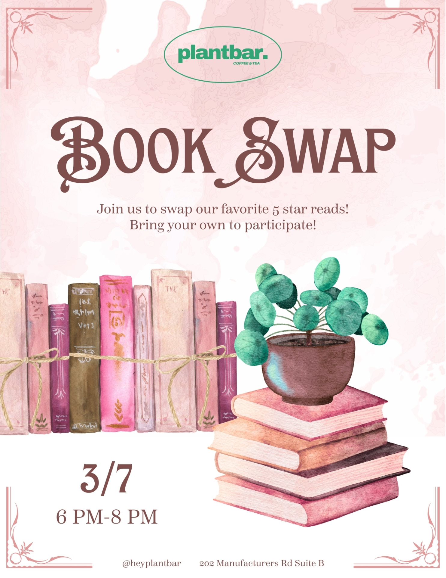 Book Swap Chatt flyer