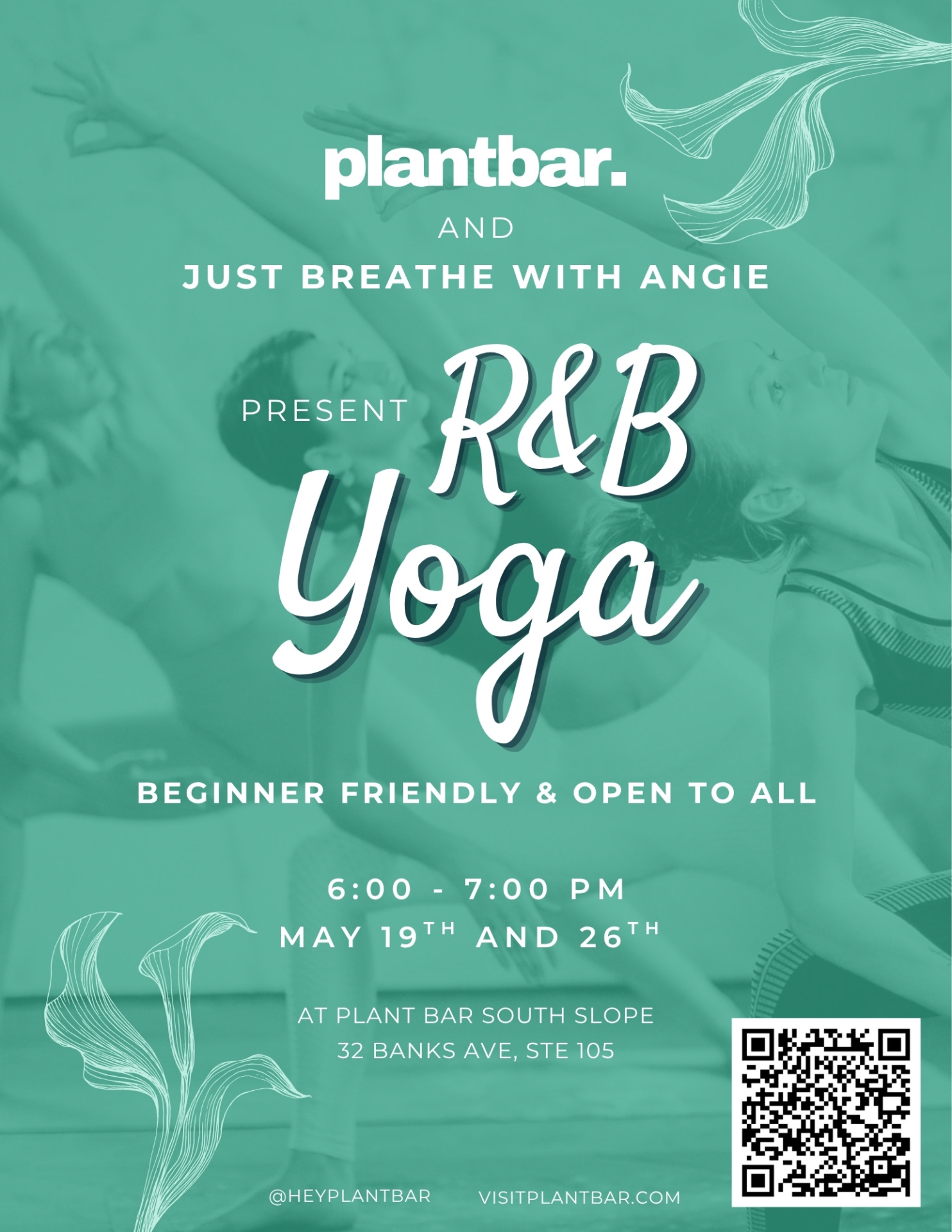 R&B Yoga flyer
